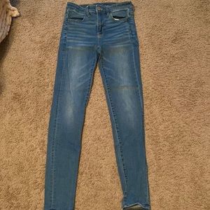 Light Blue American Eagle Skinny Jeans